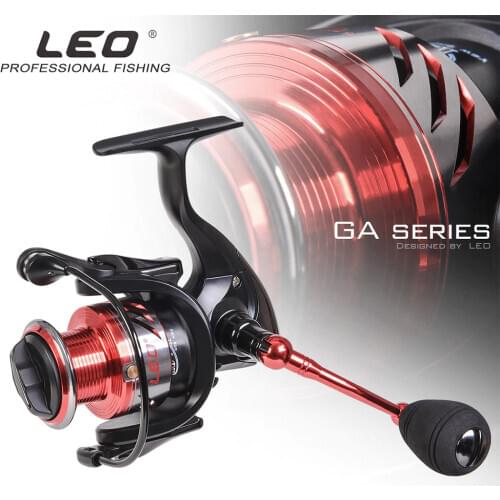 LEO Metal Spool Fishing Reel GA1000-5000 Series 5.5:1 Gear Ratio High Speed Spinning Reel Carp Fishing Reels Left Right Swap
