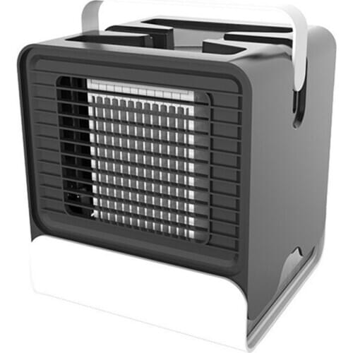 Mini Anion Air Conditioning Fan Desktop Cooler Office Refrigeration Mini Air Conditioner Cool Cooling Fan for Bedroom Home