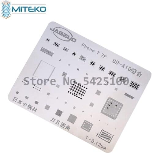 MITEKO Phone motherboard IC Chip Soldering Net Stainless Steel Plate for phone SE 5S 5 8P 8 X BGA Reballing Stencil template