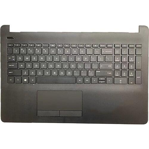 NEW Palmrest Keyboard Touchpad for HP 15-BS 15-BW 15-BS020WM 925008-001 255 250 G6 TPN-C129