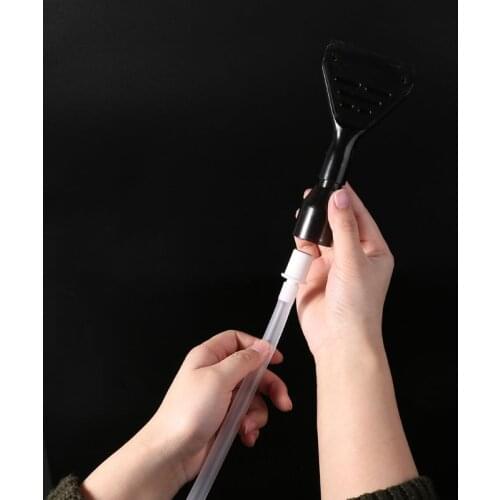 Aquarium Fish Tank Cleaner Quick Release Aquarium Vacuum Siphon Pump-Fish Tank Drainer Gravel Cleaner Water Filter New