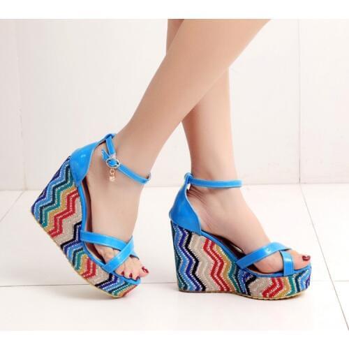 Plus Size shoes women sandals 2017 platform sandals sapato feminino summer style summer shoes chaussure femme T8742