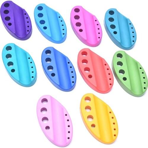 Multicolor Oval Silicone Cover Of Standing Rack Tattoo Ink Cup Pigment Cup Holder For Tattoo Machine Accessories Makeup Tools