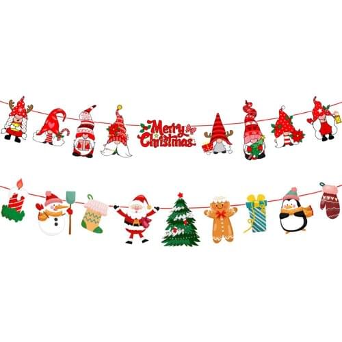 FENGRISE Christmas Banner Merry Christmas Decoration for Home 2020 Noel Navidad Cristmas Gift Xmas Tree Gift Happy New Year 2021