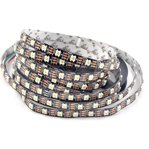 [Seven Neon]Free DHL shipping wholesale DC5V Addressable ICSK6812 RGBWW/RGBCW 4 in 1 Chip 60leds/m flexible 5050 SMD LED Strip