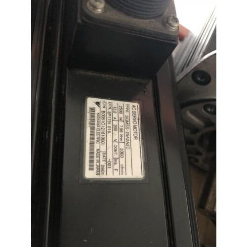 SGMSS-25A2A2C SERVO MOTOR , used in good condition . 80% appearance new , good working , free shipping