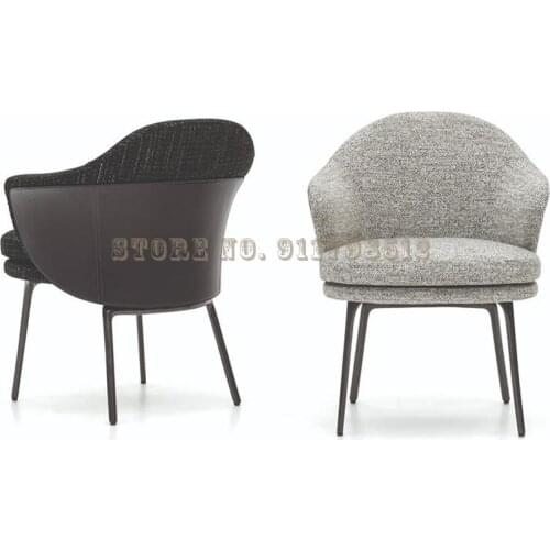 Scandinavian office receptions one table and four chairs restaurant hotel dining chair light luxury sales office negotiating tab