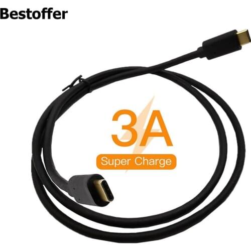 0.3m/0.6m/1m/1.8m USB Type-C to USB-C 3.1 Charging Cable For MacBook iPad Smart Phones Super Speed 3A