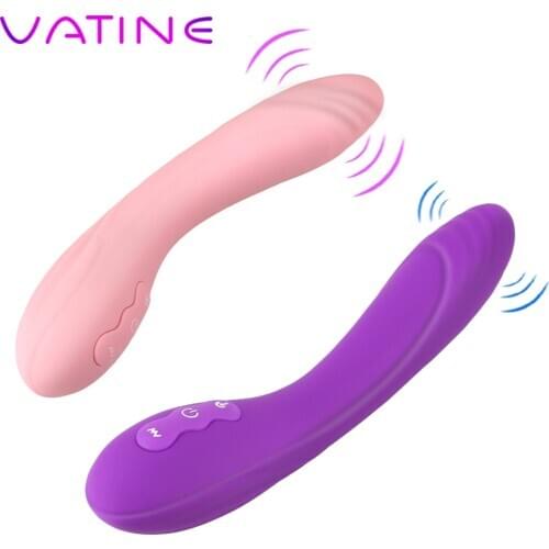 10 Modes Dildo Vibrator for Women Clitoris Stimulation Magic Wand AV Vibrator Masturbator Heating Adult Sex Toys For Women