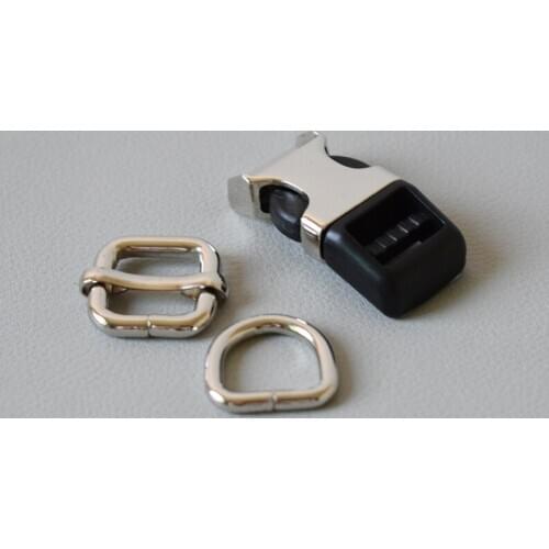 20 set 15mm Retailing Adjustable Buckle Webbing Making Handbag Backpack Luggage