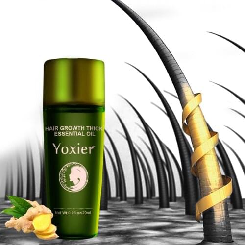 20ml Yoxier Herbal Hair Growth Essential Oil Shampoo Hair Care Style Hair Loss Products Dense Quick Fix Growth Fluid Treatment