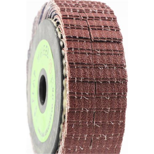 250x25.4mm emery cloth abrasive cloth wheel sand cloth flap polishing wheel for metal and wood polishing