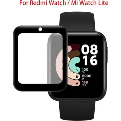 1/2 Pcs 3D Curved Edge Film For Xiaomi Mi Watch Lite HD Soft Full Cover Screen Protector For Redmi Mi Watch Lite Protective Film
