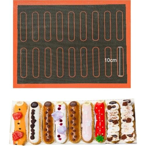 Non Stick Baking Mat Oven Sheet Liner For Cookie Bread Biscuits Puff Eclair Perforated Silicone Pastry Tool Baking Mat