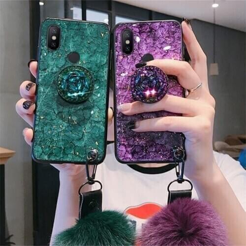 Shine Diamond Glitter Case For VIVO Y17 Y19 Y20 Y50 Y30 X50 V15 V20 Pro V17 Neo Y9S Nex 3 3S Marble Holder Soft TPU Cover