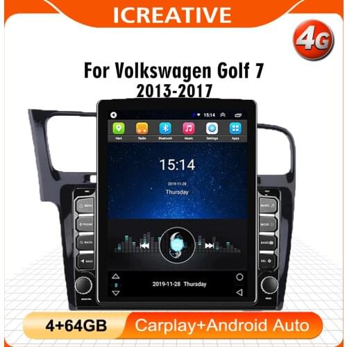 2.5D 9.7" Tesla screen Car Multimedia player For Volkswagen Volkswagen Golf 7 2013 2014 2015 Auto GPS Navigator WIFI