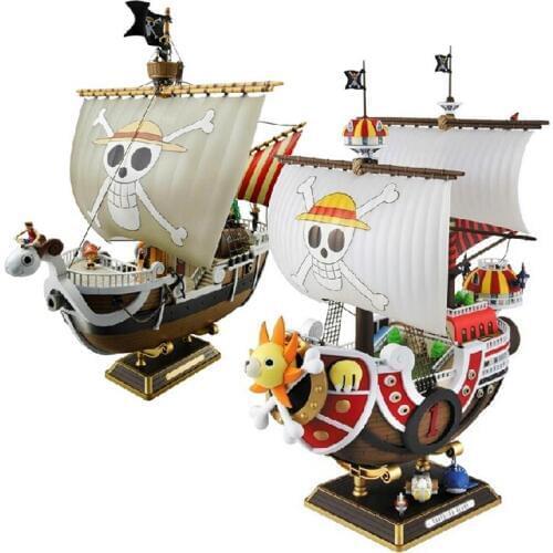 One Piece Thousand Sunny & Going Merry Boat PVC Action Figure Anime Figures Assembled Model Collection Toys Christmas Gift QB149