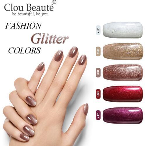 Clou Beaute 15ml Gel Nail Polish 40 Colors LED UV Nail Gel Lacquer Vernis Semi Permanent Soak Off Gel lak Enamel UV Gel Varnish