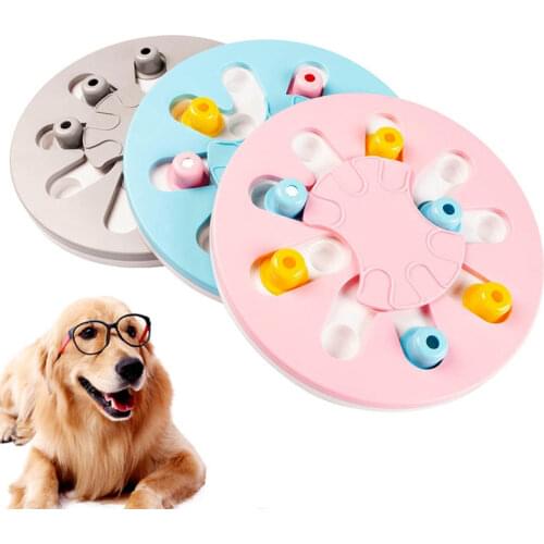 Dog Puzzle Toys Feeder Puppy Increase Iq Training Game Interactive Food Dispenser Slow Feeder Educational Puzzle Toy For Dogs