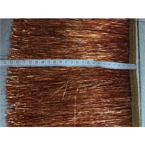 Nice design shinny top selling 30 yards 20 cm beautiful Veils tassel fringe YG-20 for dress decoration