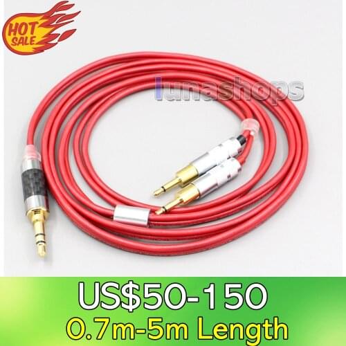 LN006677 4.4mm XLR 2.5mm 3.5mm 99% Pure PCOCC Earphone Cable For Sennheiser HD700 Headphone