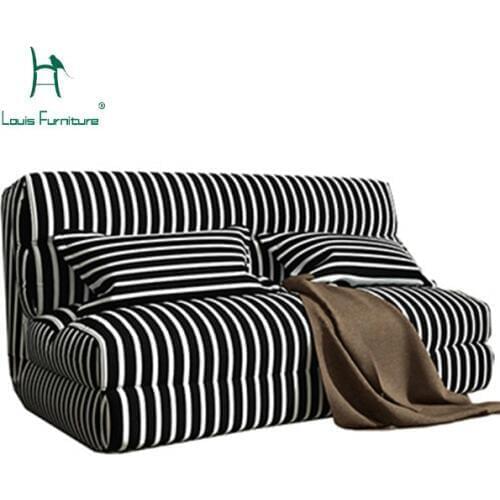 Louis Fashion Bean Bag Sofas Simple Lazy Sofa Bed Multifunctional Folding Washroom Double Room Single Person Tatami