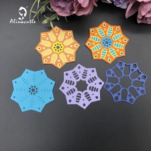 Metal Die Cut Holiday 4pc Layering Star Scrapbooking Paper Craft Handmade Card Album Punch Art Cutter Aliancutle 20102306