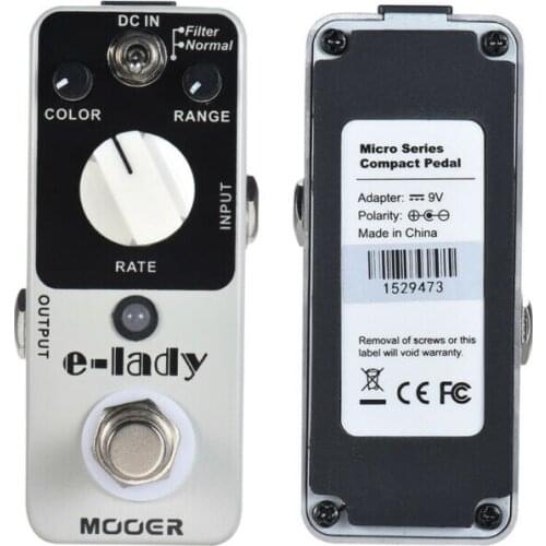 Mooer Mfl2 E-Lady Effect Pedal Flanger Accessory Guitar Pedal Board Classic Analog Flanger W Filter Oscillator Guitar Parts