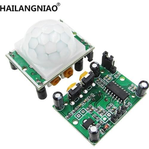 New 10PCS HC-SR501 HCSR501 Adjust IR Pyroelectric Infrared PIR module Motion Sensor Detector Module