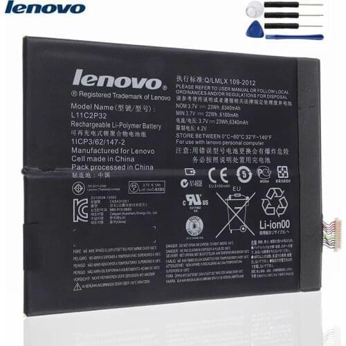 New Original 6340mAh L11C2P32 L12D2P31 battery for LENOVO IdeaTad S6000 S6000-F S6000-H A7600 A7600-HV A7600-F A10-80 A10-80HC