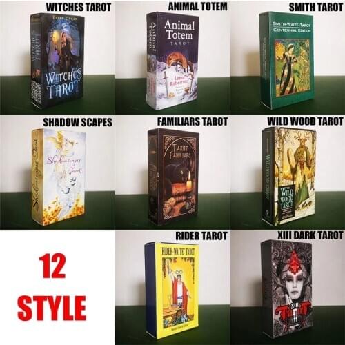 New Full English Radiant Rider Wait Tarot Cards Factory Made High Quality Smith Tarot Deck Board Game Cards