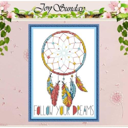 Dreamcatcher patterns counted Cross Stitch 11CT 14CT Cross Stitch Sets DIY Chinese Cross-stitch Kits Embroidery Needlework