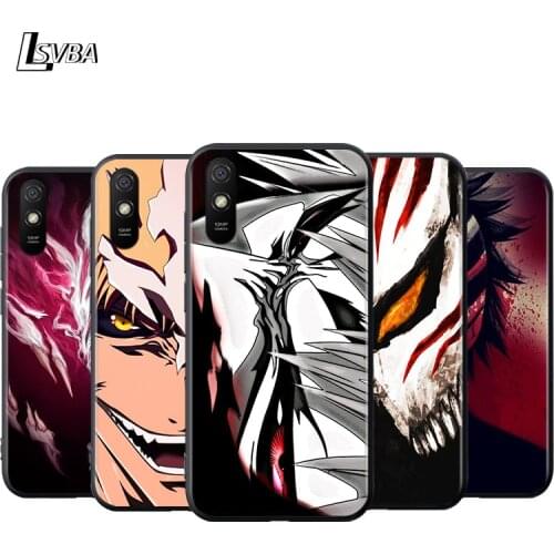 Anime Bleach ichigo Silicone Cover For Xiaomi Redmi K40 K30i K30T K30S K30 K20 10X Ultra Pro Black Soft Phone Case Shell