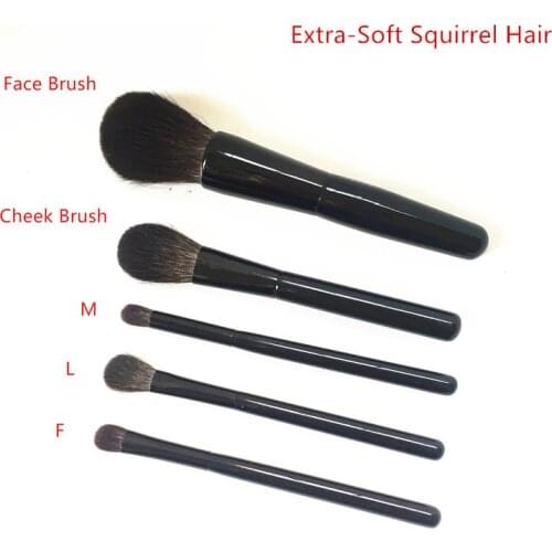 SQ Face Brush / Cheeck Brush L/M/F Eyeshadow Brushes Extra-Soft Squirrel Hair Powder Blush Eye shadow Makeup Blender Applicator