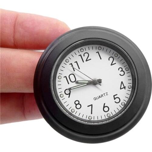 Universal 7/8" Motorcycle Handlebar Watch Kit Waterproof Hand Grip Bar Mount Dial Clock Watch for Motorbike Scooter Bicycle ATV