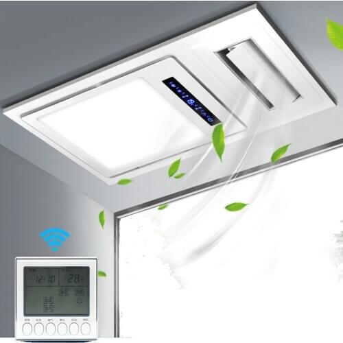 3in1 Ventilation,blowing,lighting Ceiling Fan Ultra-Silence for Office Home Kitchen Bedroom Bathroom Ventilation Fan Blowing