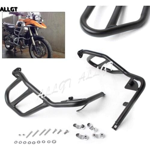Upper Crash Bars Engine Protection Bar Guard for BMW R1200GS 2004 2005 2006 2007 2008-2012 Black