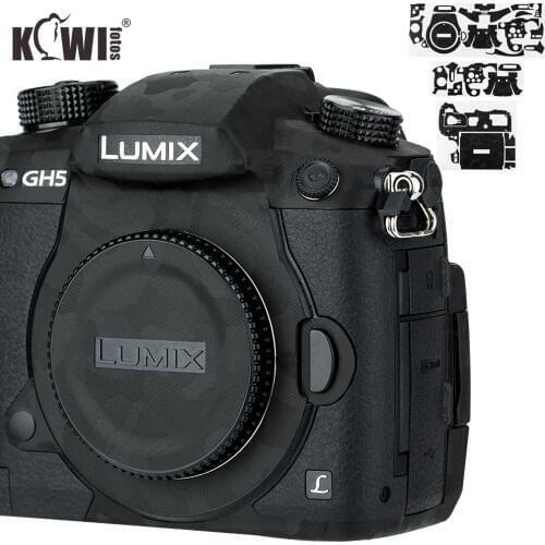 Anti-Scratch Camera Body Sticker Cover Protector Skin Film For Panasonic Lumix DC-GH5 GH5 Anti-Slide Decoration Shadow Black
