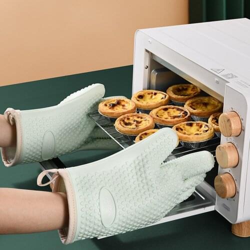 1PC Nordic Silicone Glove Kitchen Heat Resistant Gloves Temperature Gloves Cooking Baking BBQ Oven Gloves Kitchen Accessories