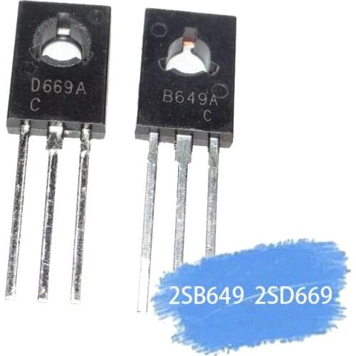 10PCS 2SD669A 2SD669 D669A D669 TO-126 Triode New original