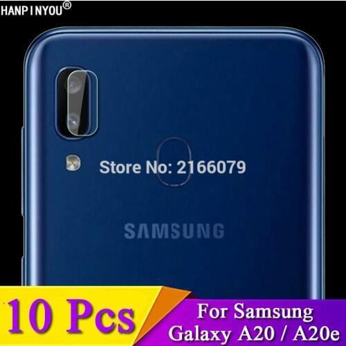 10 Pcs/Lot For Samsung Galaxy A20 6.4" / A20e 5.8" Rear Camera Lens Protective Protector Cover Soft Tempered Glass Film Guard