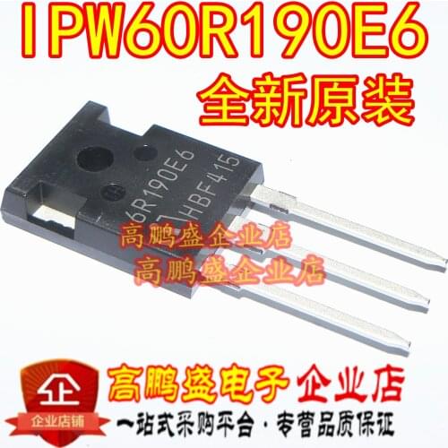 100% Original New In stock IPW60R190E6 6R190E6 N20.2A 650V