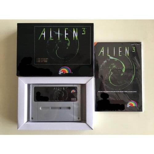 16Bit Games ** ALIEN 3 ( French PAL Version!! box+manual+cartridge!! )