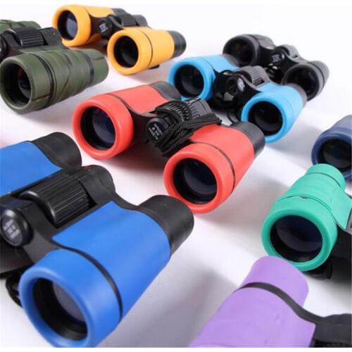 4x Magnification Plastic Children Binoculars Telescope Maginification For Kids Outdoor Games Boys Toys Gift