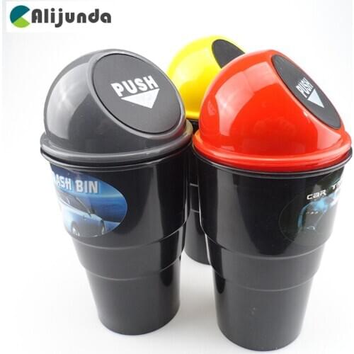 Alijunda Car Trash Can Garbage Dust For Honda Accord Odyssey Crosstour Fit Jazz City Civic JADE Crider Spirior Ciimo Elysion