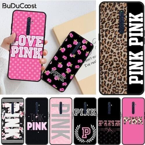 Chenel Pink vs Brand Customer High Quality Phone Case For OPPO A9 2020 R11 11S plus Realme 2 3 3 5 5pro C2