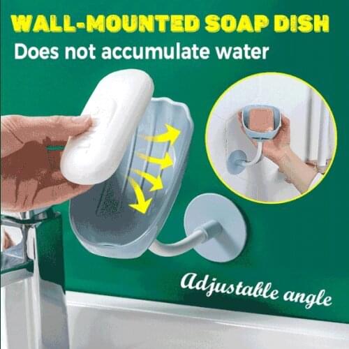 Bathroom Drain Soap Holder Creative Soap Box Multifunctional Rotating Drainage Storage Rack Kitchen Organizer Soap Dishes