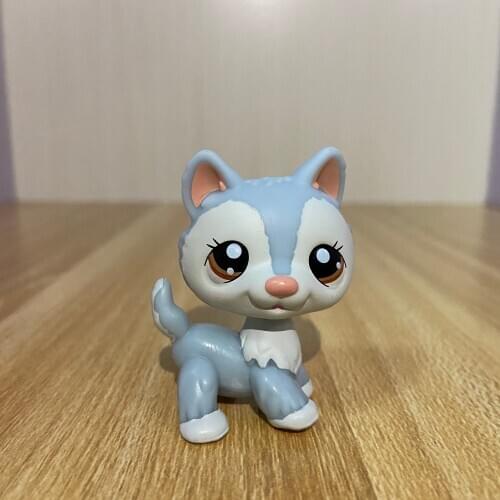 LPS Pet Shop Cute Short Hair Cat Toys Great Dane Collie Dogs PVC Action Stand Figure Toys Cosplay Dolls Model Toy Gifts For Kids