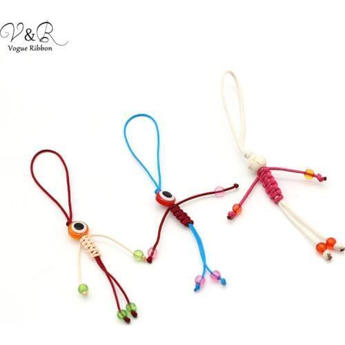DIY Materails DIY Handmade Jewelry Making Beaded Cord Charms Pendants Hang Decorations Key Ring Fashion Accessories DIY-130
