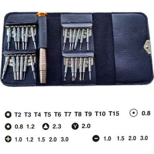 Hot Screwdriver Set 25 in 1 Torx Multifunctional Opening Repair Tool Set Precision Screwdriver For Phones Tablet PC KIT